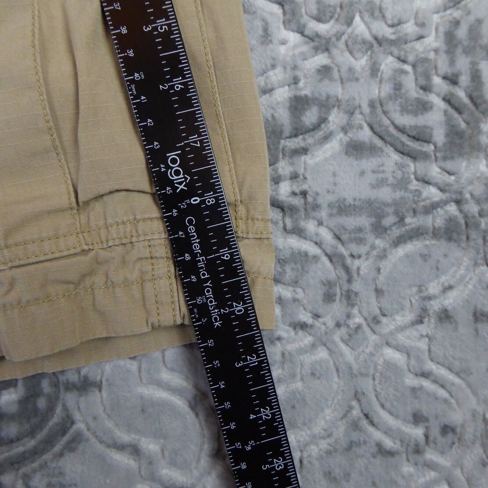 Levis Shorts Mens 33 Beige Cargo Baggy Skater Pockets Outdoor Hiking Ripstop - Picture 11 of 13